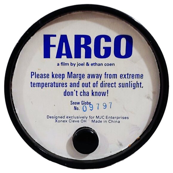 Fargo Snowglobe Woodchipper Scene Vintage Vintage 1996 - Picture 4 of 4